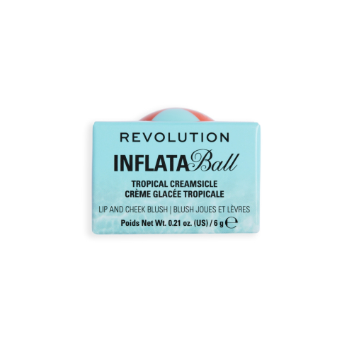 Makeup Revolution - Bálsamo para Lábios e Bochechas Inflata Ball - Tropical Creamsicle