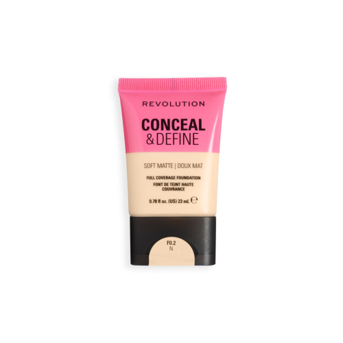 Makeup Revolution - Base Conceal & Define Soft Matte - F0.2N