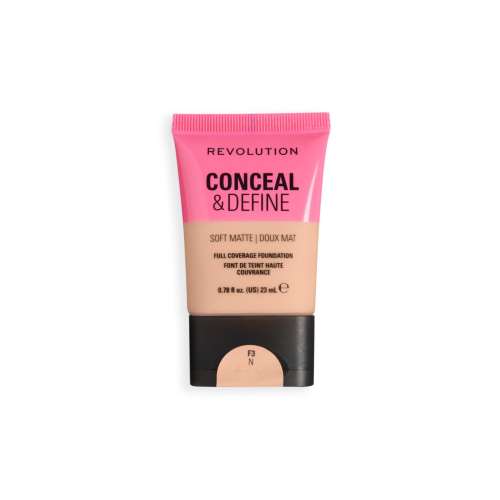 Makeup Revolution - Base Conceal & Define Soft Matte - F3N