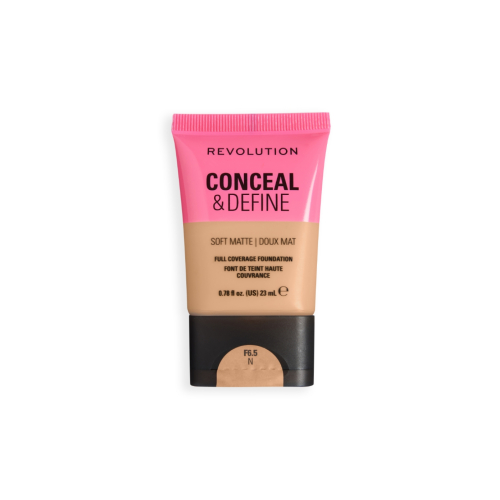 Makeup Revolution - Base Conceal & Define Soft Matte - F6.5N