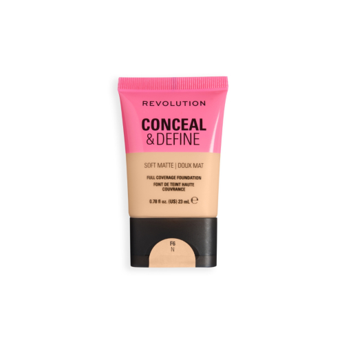 Makeup Revolution - Base Conceal & Define Soft Matte - F6N