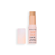 Makeup Revolution - Base de maquiagem em bastão Skin Silk Glow Tint Sheer Foundation - Medium Neutral