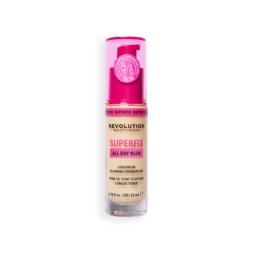 Makeup Revolution - Base de Maquiagem Superfix 16H Blur - F0.2N