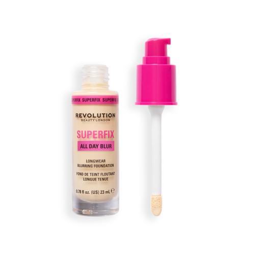 Makeup Revolution - Base de Maquiagem Superfix 16H Blur - F0.2N