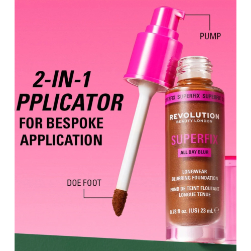 Makeup Revolution - Base de Maquiagem Superfix 16H Blur - F2NC