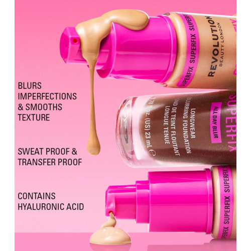 Makeup Revolution - Base de Maquiagem Superfix 16H Blur - F7NC