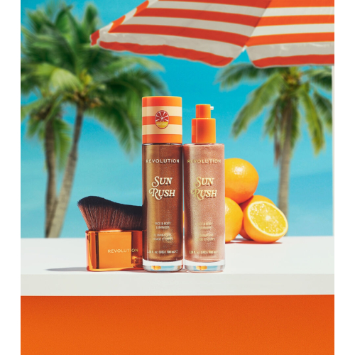 Makeup Revolution - *Club Riviera* - Pincel para esfumar Body Beam Glow