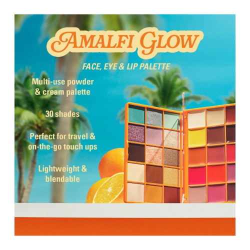 Makeup Revolution - *Club Riviera* - Paleta multifuncional para rosto, olhos e lábios Amalfi Glow