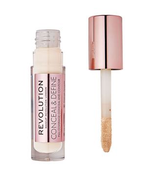 Makeup Revolution - Corretor fluido Conceal & Define - C1