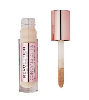 Makeup Revolution - Corretor fluido Conceal & Define  - C4