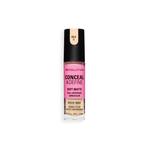 Makeup Revolution - Corretivo Líquido Conceal & Define Soft Matte - C0.2N