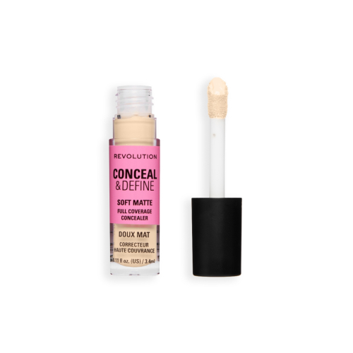 Makeup Revolution - Corretivo Líquido Conceal & Define Soft Matte - C0.2N