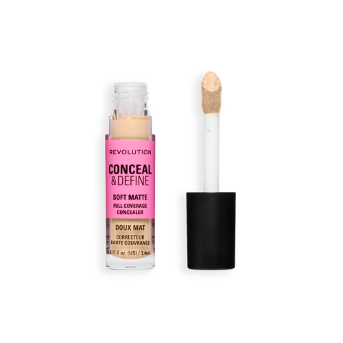 Makeup Revolution - Corretivo Líquido Conceal & Define Soft Matte - C0.3W