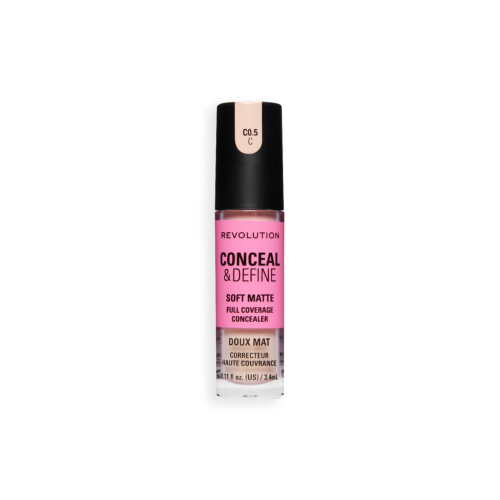 Makeup Revolution - Corretivo Líquido Conceal & Define Soft Matte - C0.5C