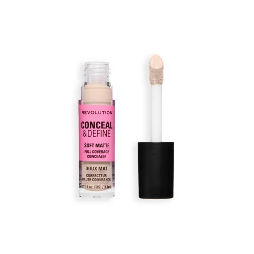 Makeup Revolution - Corretivo Líquido Conceal & Define Soft Matte - C0.5C