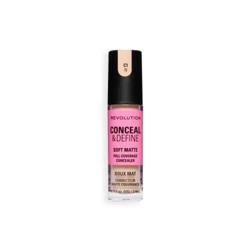 Makeup Revolution - Corretivo Líquido Conceal & Define Soft Matte - C1N