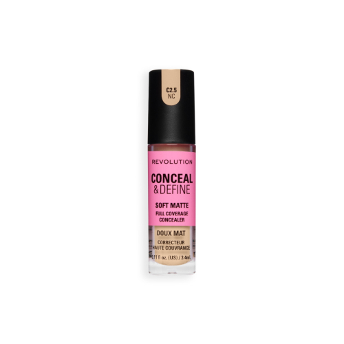 Makeup Revolution - Corretivo Líquido Conceal & Define Soft Matte - C2.5N