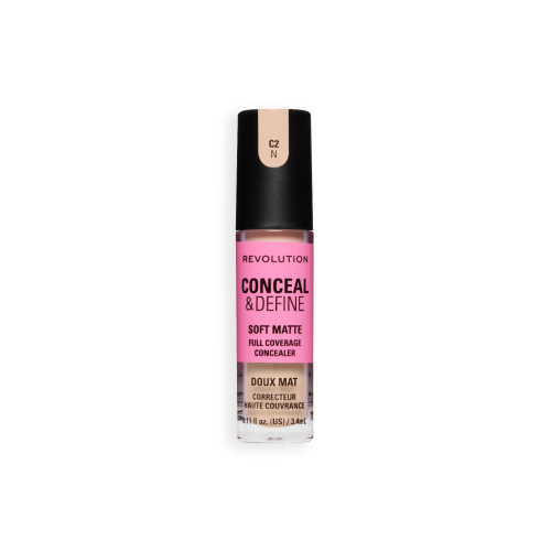 Makeup Revolution - Corretivo Líquido Conceal & Define Soft Matte - C2N