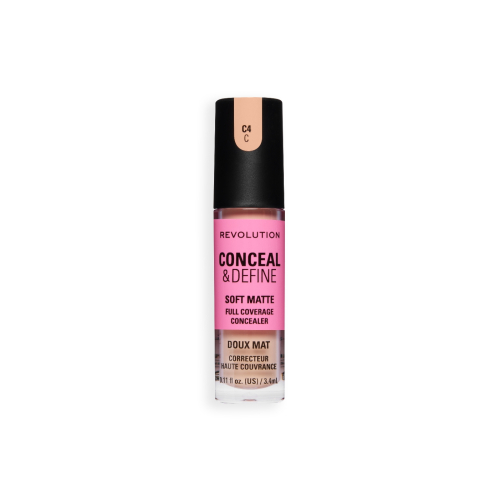 Makeup Revolution - Corretivo Líquido Conceal & Define Soft Matte - C4C
