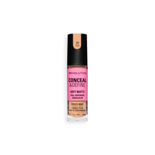 Makeup Revolution - Corretivo Líquido Conceal & Define Soft Matte - C5NW