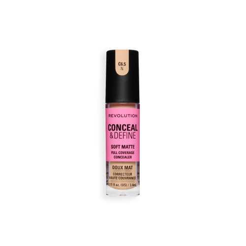 Makeup Revolution - Corretivo Líquido Conceal & Define Soft Matte - C6.5N