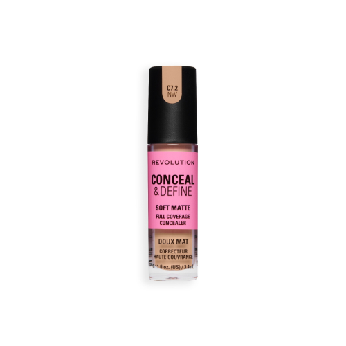 Makeup Revolution - Corretivo Líquido Conceal & Define Soft Matte - C7.2NW