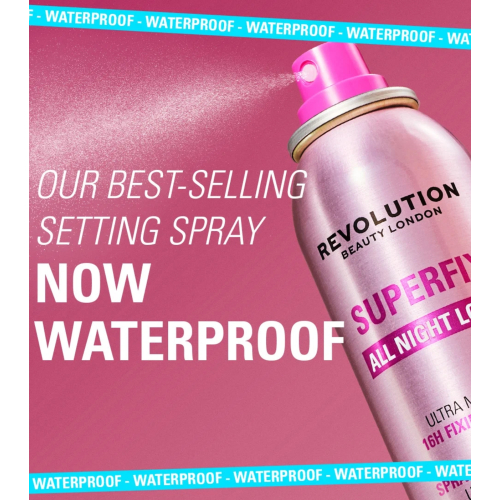 Makeup Revolution - Spray fixador de maquilhagem Superfix All Night Long Waterproof