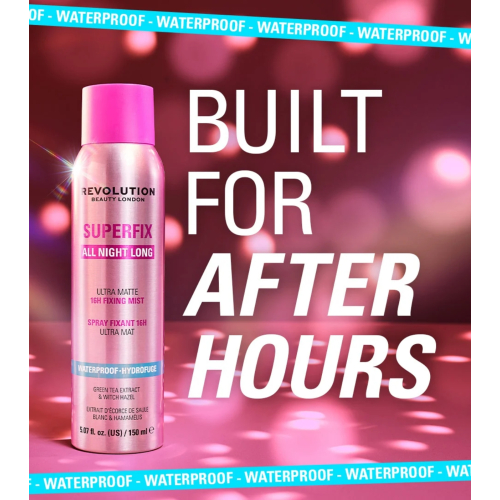 Makeup Revolution - Spray fixador de maquilhagem Superfix All Night Long Waterproof