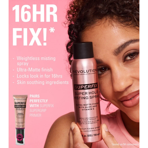 Makeup Revolution - Spray Fixador de Maquiagem Superfix Super Hold Ultra Matte - 75ml