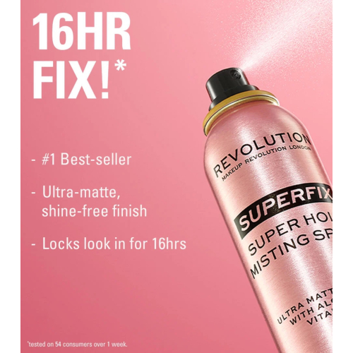 Makeup Revolution - Spray Fixador de Maquiagem Superfix Super Hold Ultra Matte - 75ml