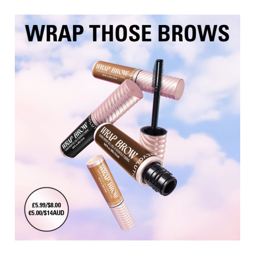 Makeup Revolution - Gel para Sobrancelhas Wrap Brow - Dark Brown