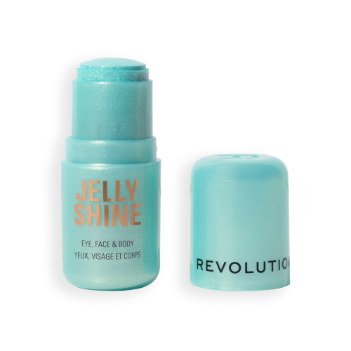 Makeup Revolution - Iluminador Jelly Shine Shadow and Highlight Stick - Mermaid Green