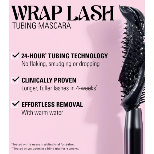 Makeup Revolution - Máscara para Cílios Wrap Lash - Burgundy