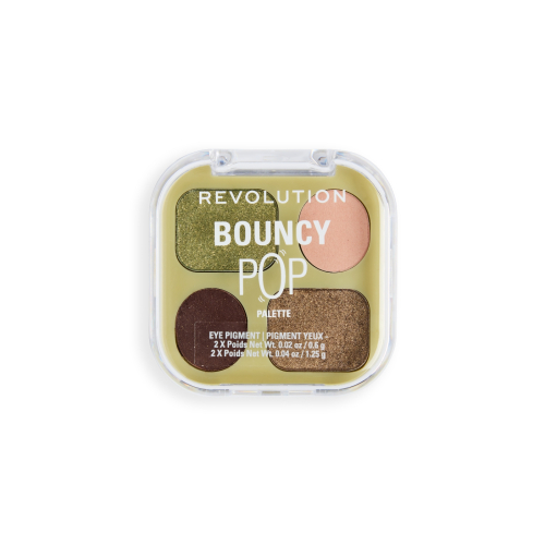 Makeup Revolution - Mini paleta de sombras Bouncy Pop - Evergreen