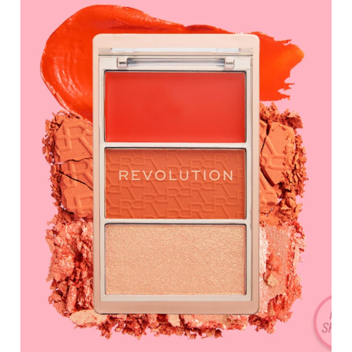 Makeup Revolution - Paleta de coloretes Icon Blush - Tangerine Tease