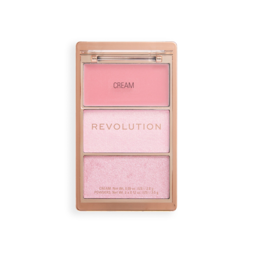 Makeup Revolution - Paleta de Iluminadores Highlight Icon - Pink Posse