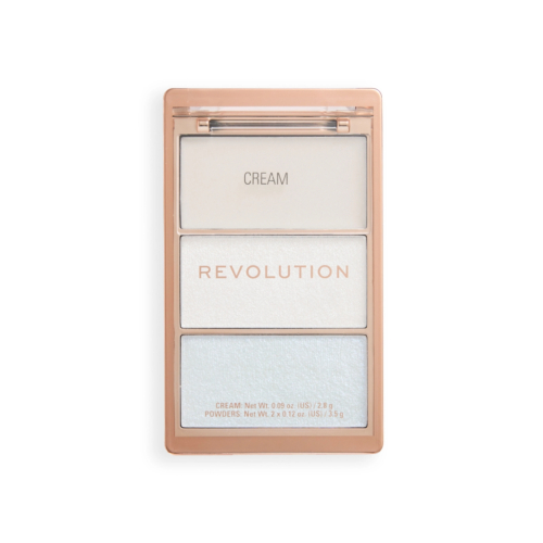 Makeup Revolution - Paleta de Iluminadores Highlight Icon - White Wishes