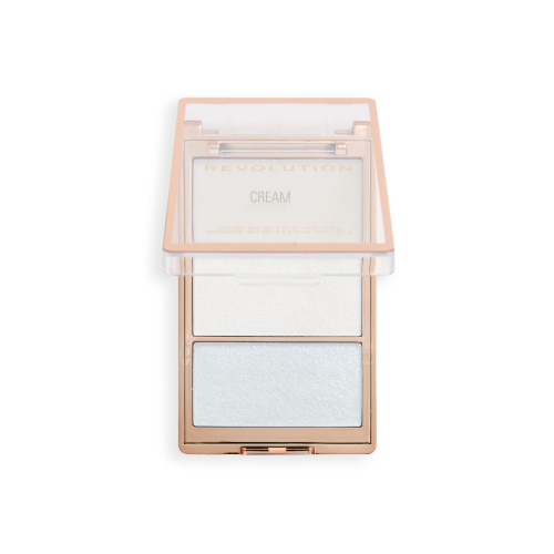 Makeup Revolution - Paleta de Iluminadores Highlight Icon - White Wishes