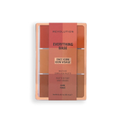 Makeup Revolution - Paleta de Rosto Everything Base Face Icon Complexion - Dark