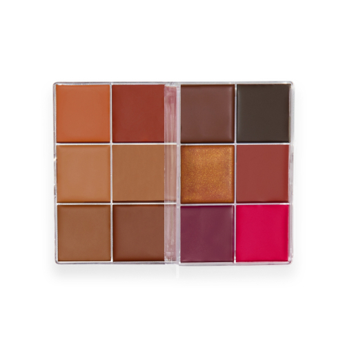 Makeup Revolution - Paleta de Rosto Everything Base Face Icon Complexion - Dark