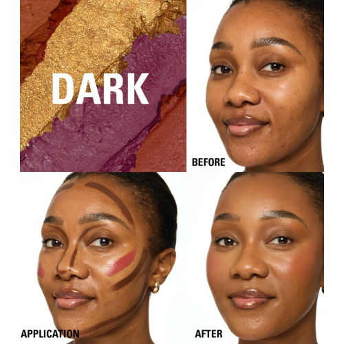 Makeup Revolution - Paleta de Rosto Everything Base Face Icon Complexion - Dark
