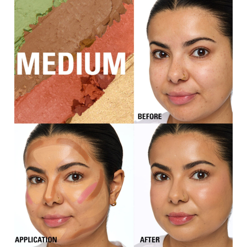 Makeup Revolution - Paleta de Rosto Everything Base Face Icon Complexion - Medium