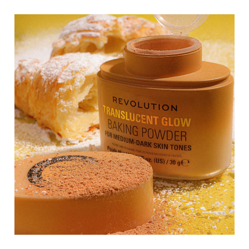 Makeup Revolution - Pó solto para baking Translucent Glow - Fair to Light