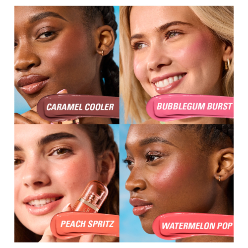 Makeup Revolution - *Super Dewy*  - Blush líquido  Blush burst - Very cherry berry