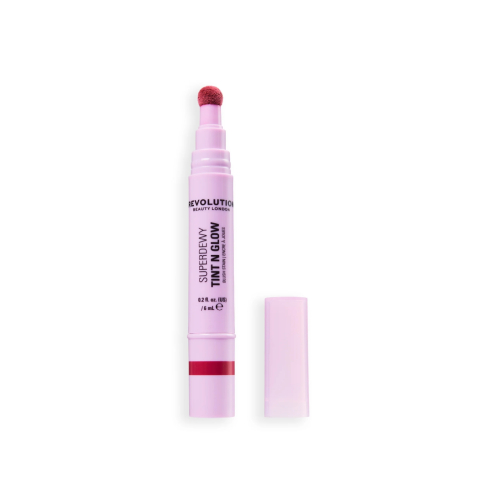 Makeup Revolution - *Super Dewy* - Colorete líquido Tint N Glow - Berry Blissful