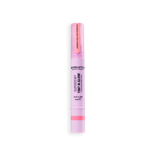 Makeup Revolution - *Super Dewy* - Colorete líquido Tint N Glow - Primrose Pink