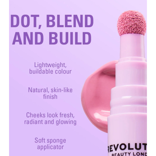 Makeup Revolution - *Super Dewy* - Colorete líquido Tint N Glow - Rose Ruffle