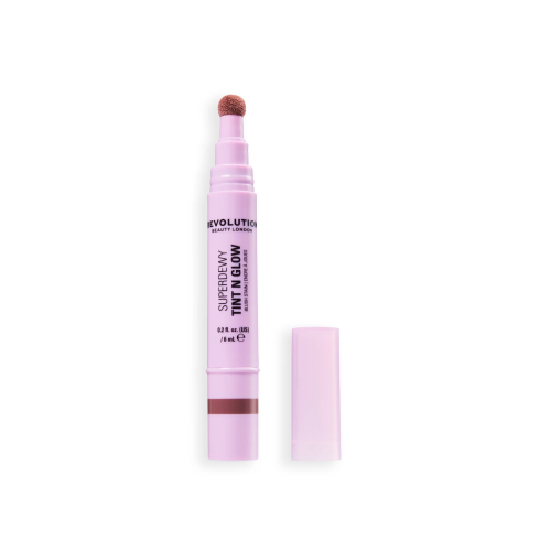 Makeup Revolution - *Super Dewy* - Colorete líquido Tint N Glow - Rose Ruffle