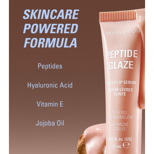 Makeup Revolution - Batom Líquido com Sérum Peptide Glaze - Strawberry & Cream