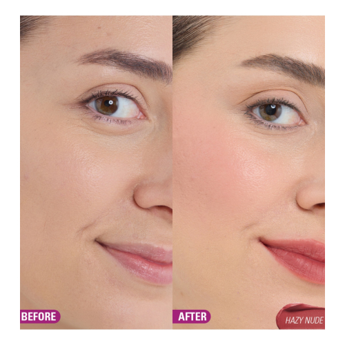 Makeup Revolution - Blush e Batom Líquido Bouncy Pudding - Hazy Nude